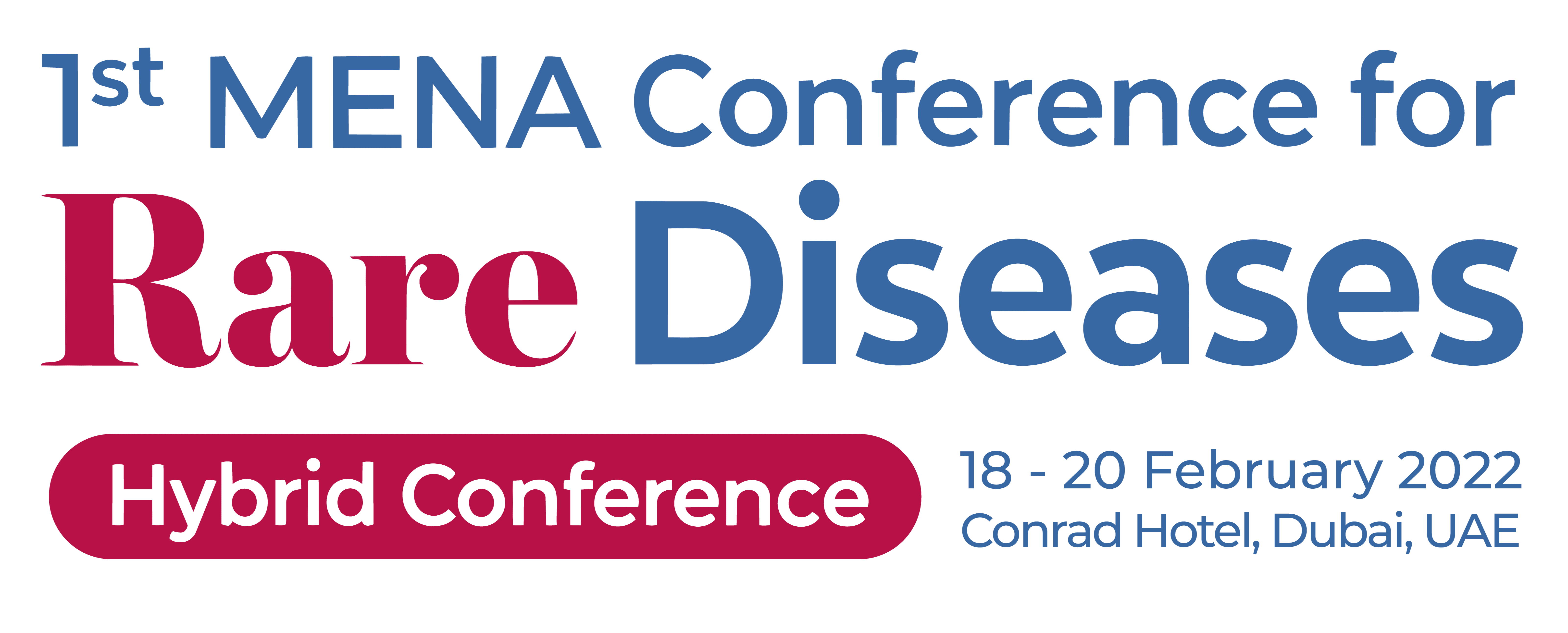 1st MENA Conference for Rare Diseases 2022